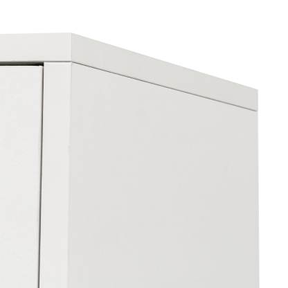 Modern Wall-Mounted Bathroom Cabinet with Mirror, Storage & Tissue Slot 