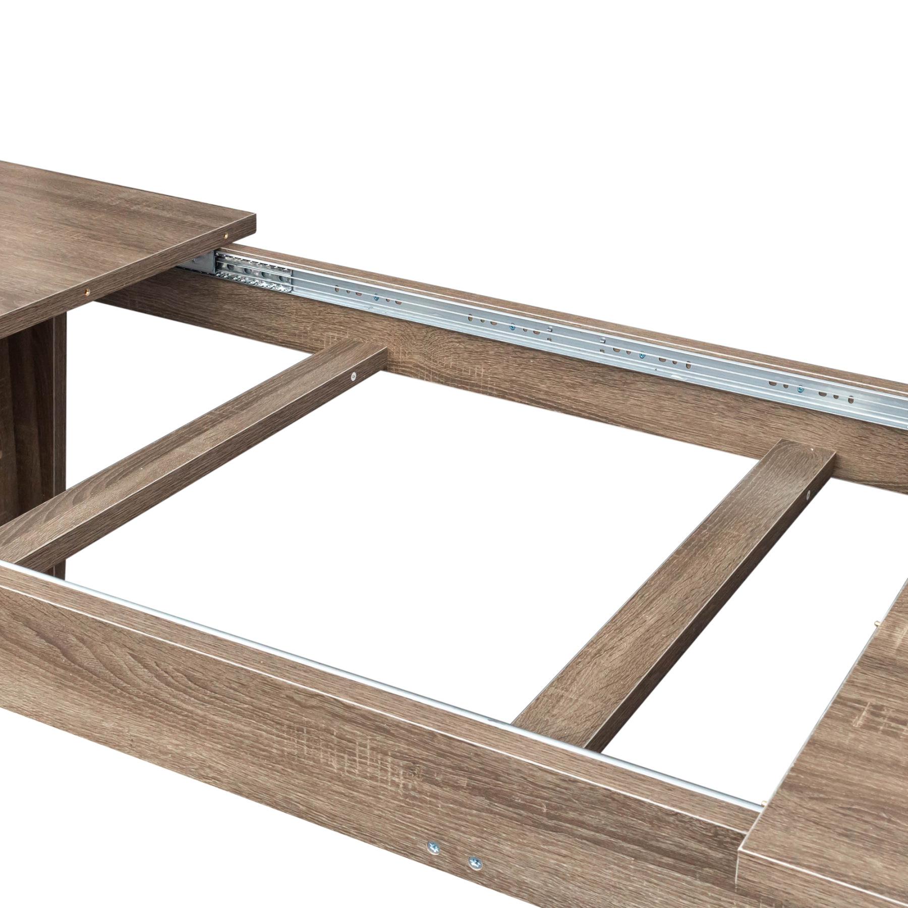 Joysource Extendable Dining Table 71"-106" for Kitchen & Dining Room