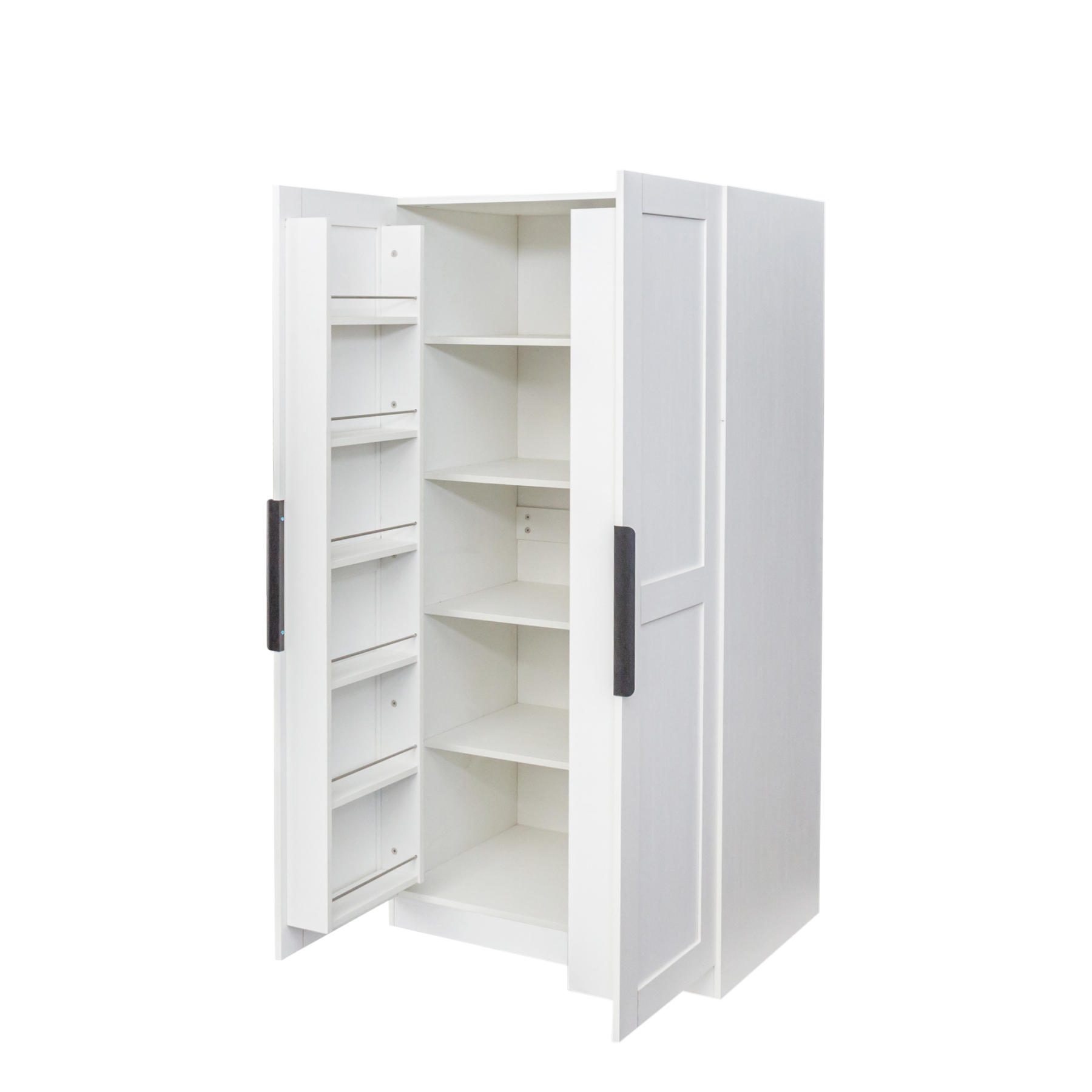 63" Tall Kitchen Pantry Cabinet w/ Doors & Shelves | Joysource