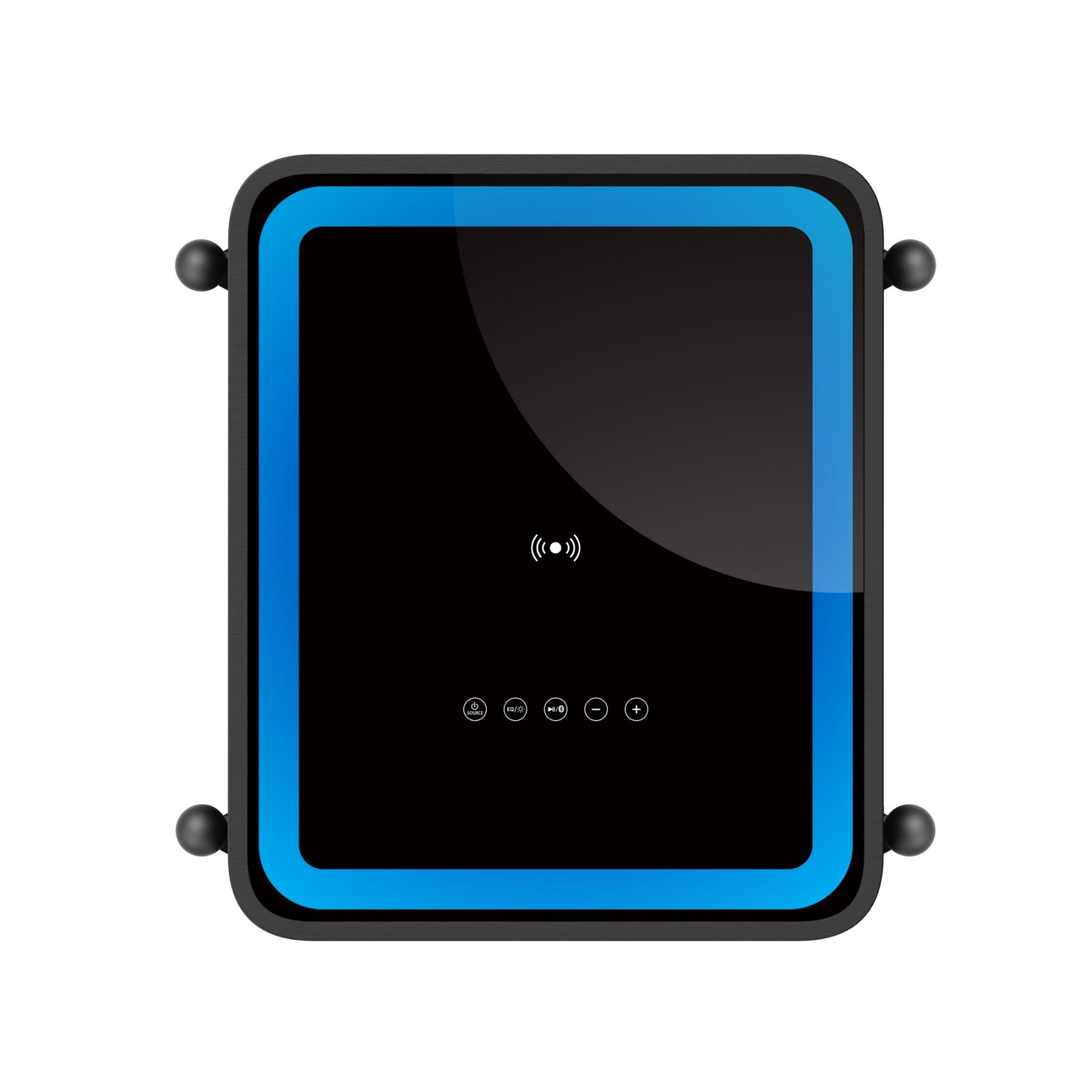 Smart Side Table with Built-in Bluetooth Speaker & Wireless Charging