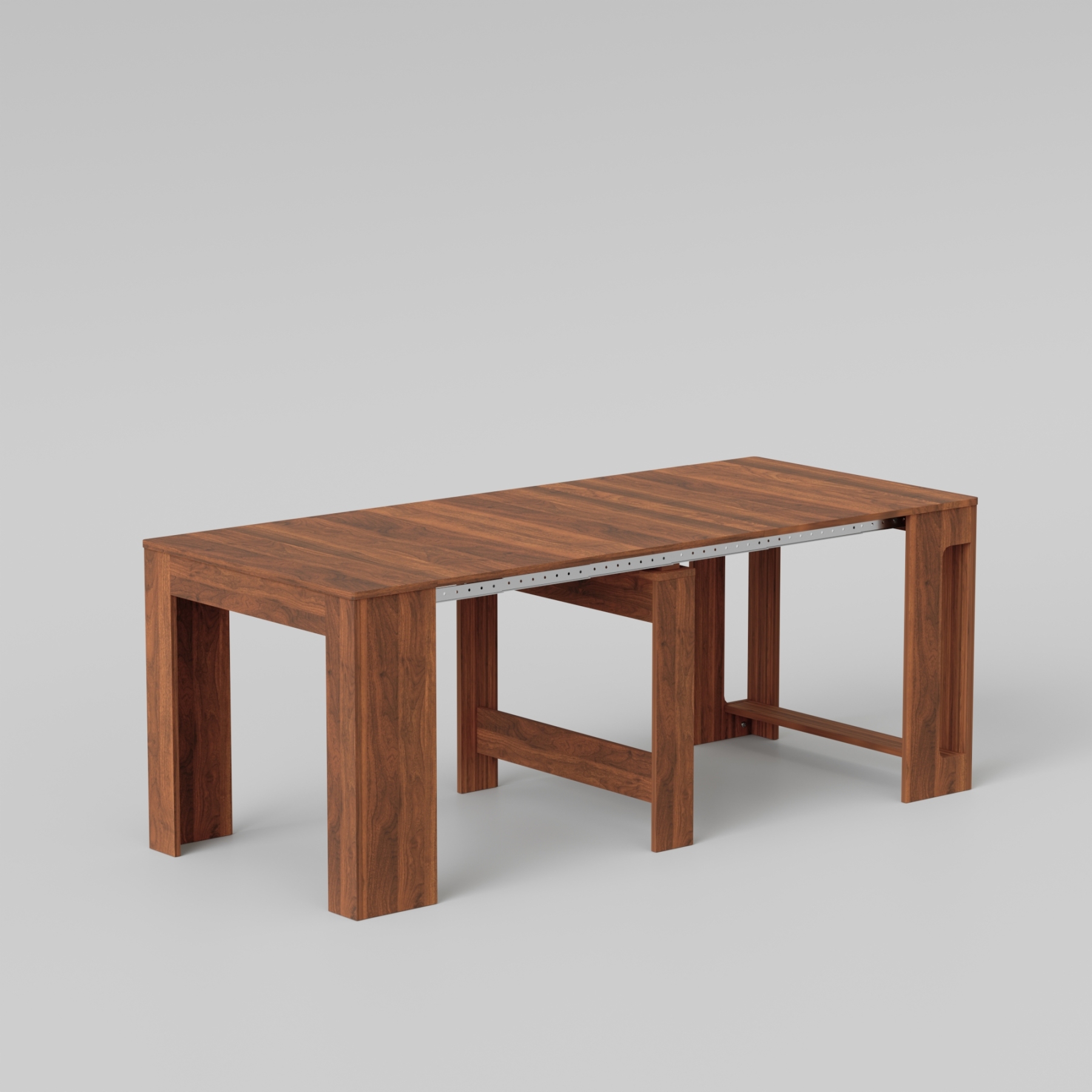 Space-Saving Extendable Console to Dining Table Seats 6-8 | Transforms 19" to 78"