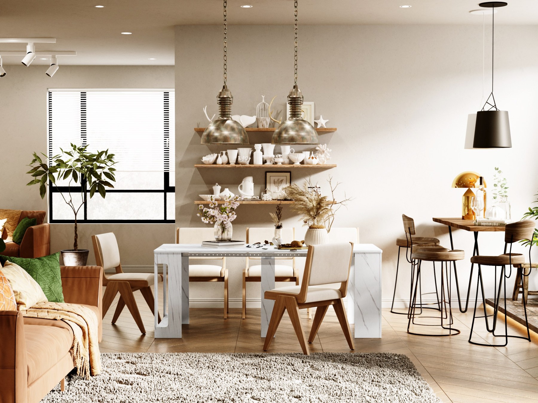 Space-Saving Extendable Console Table Seats 2 - 8, 19" to 78" | Transformer Dining Table