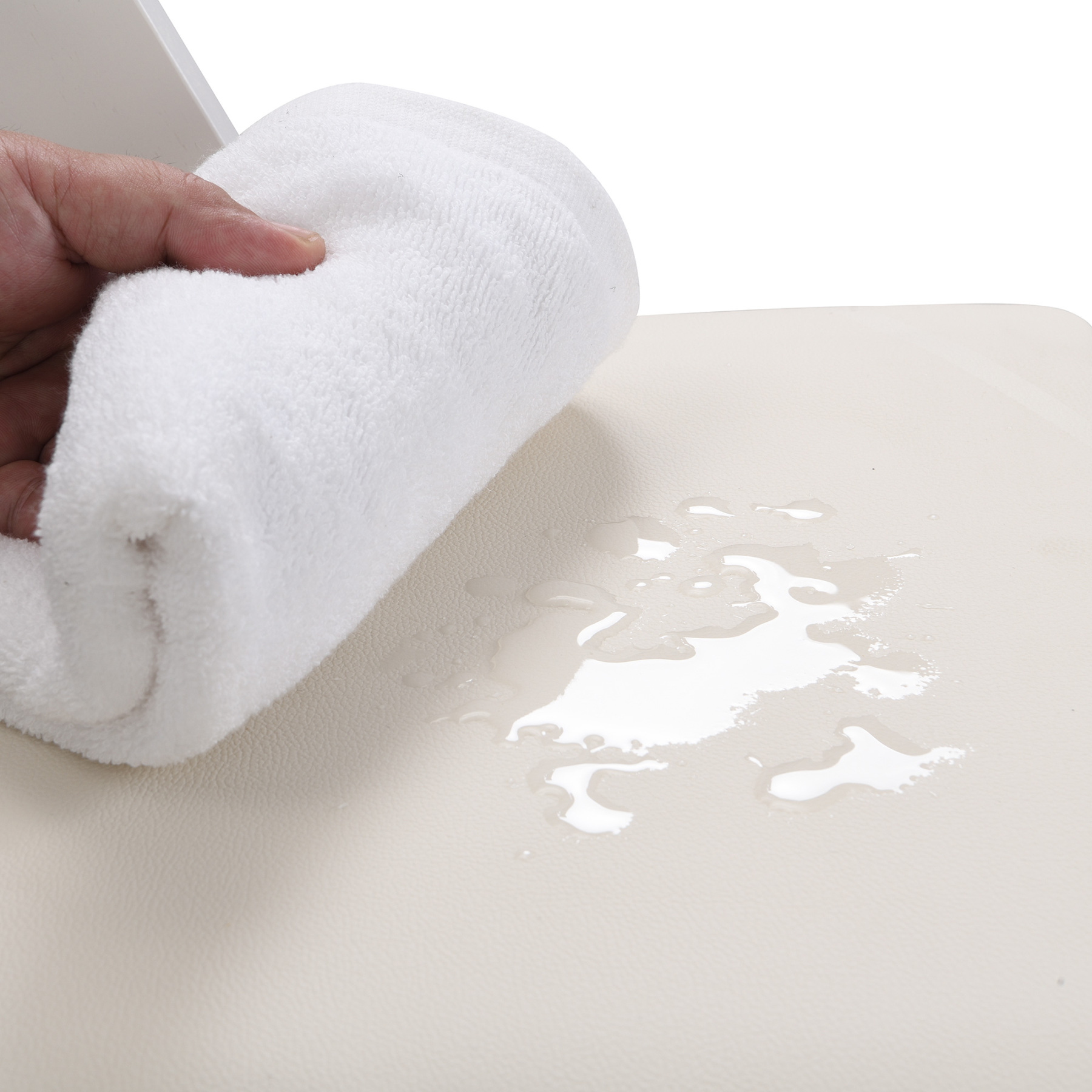 Upholstered Folding Dining Chair w/ Wooden Frame & PU leather | Set of 4