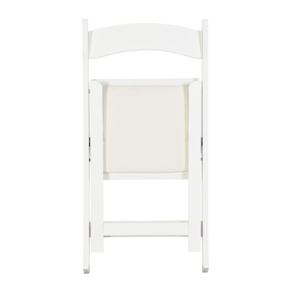 Upholstered Folding Dining Chair w/ Wooden Frame & PU leather | Set of 4