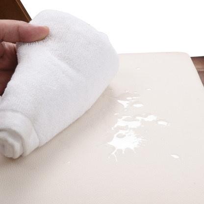 Upholstered Folding Dining Chair w/ Wooden Frame & PU leather | Set of 4