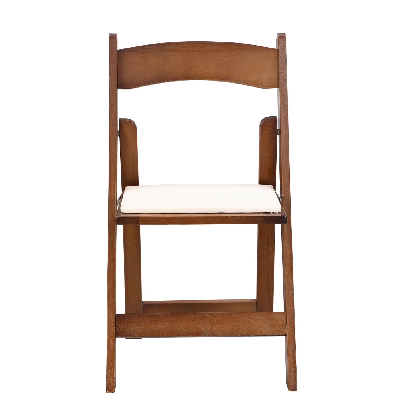 Upholstered Folding Dining Chair w/ Wooden Frame & PU leather | Set of 4