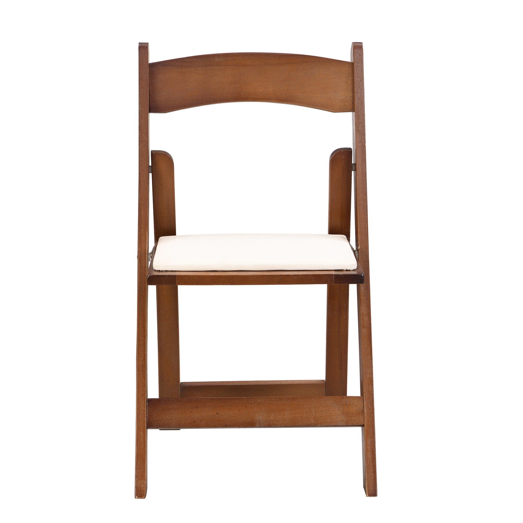 Upholstered Folding Dining Chair w/ Wooden Frame & PU leather | Set of 4
