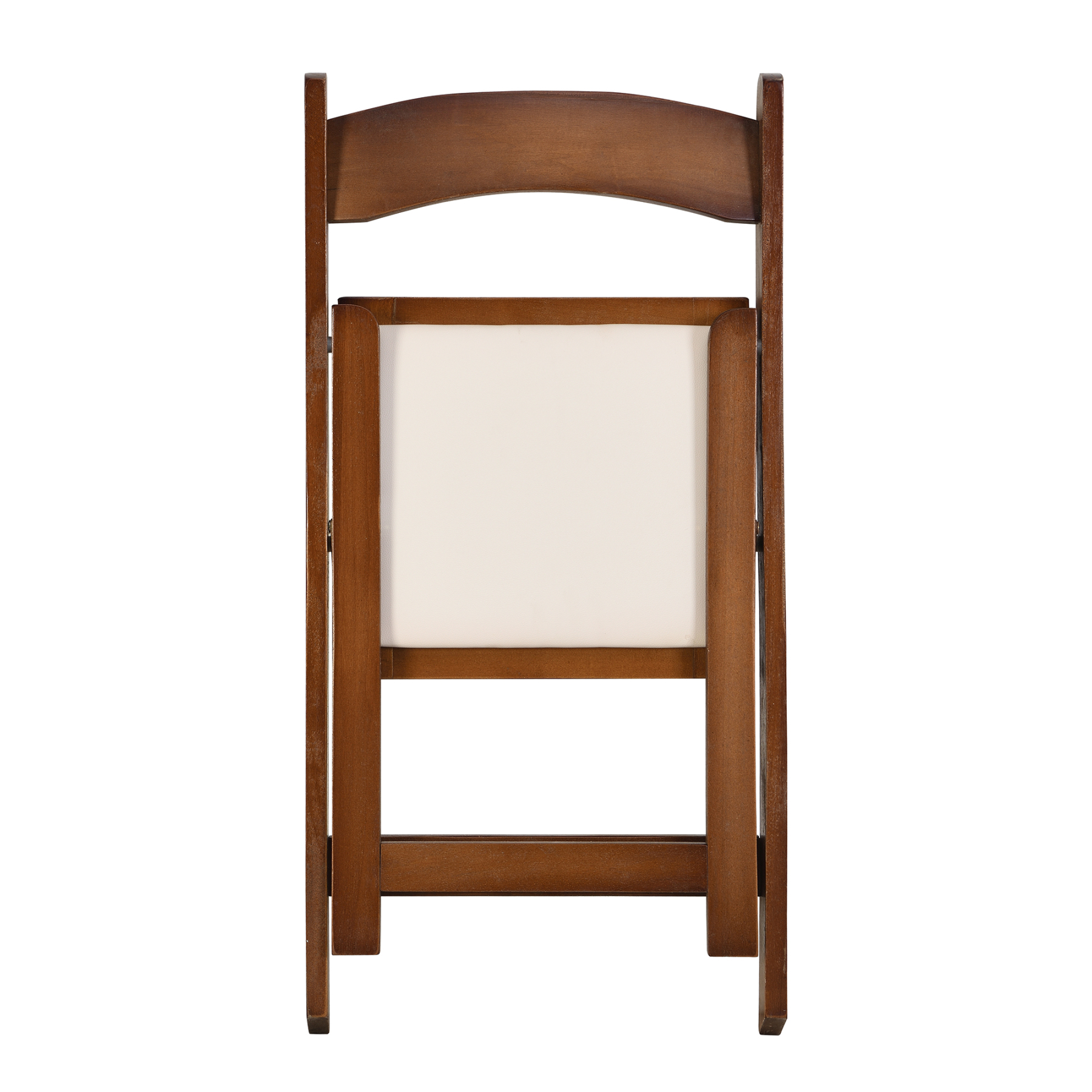 Upholstered Folding Dining Chair w/ Wooden Frame & PU leather | Set of 4