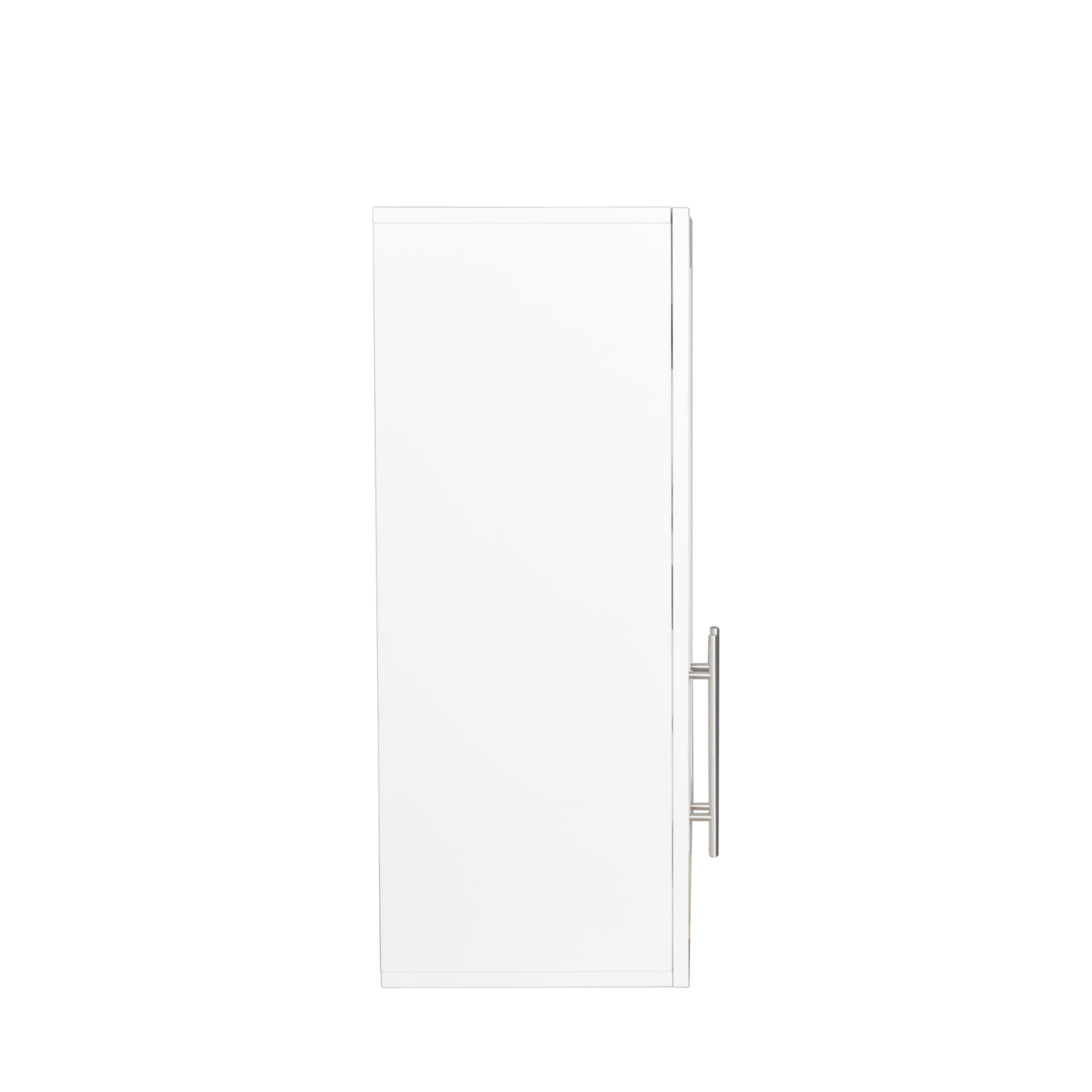 Wall-mounted Storage Cabinet w/ 2 Doors for Kitchen & Bathroom, White