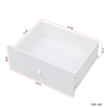 White Vanity Desk with LED Lighted Mirror, 6 Drawers & Storage Shelves