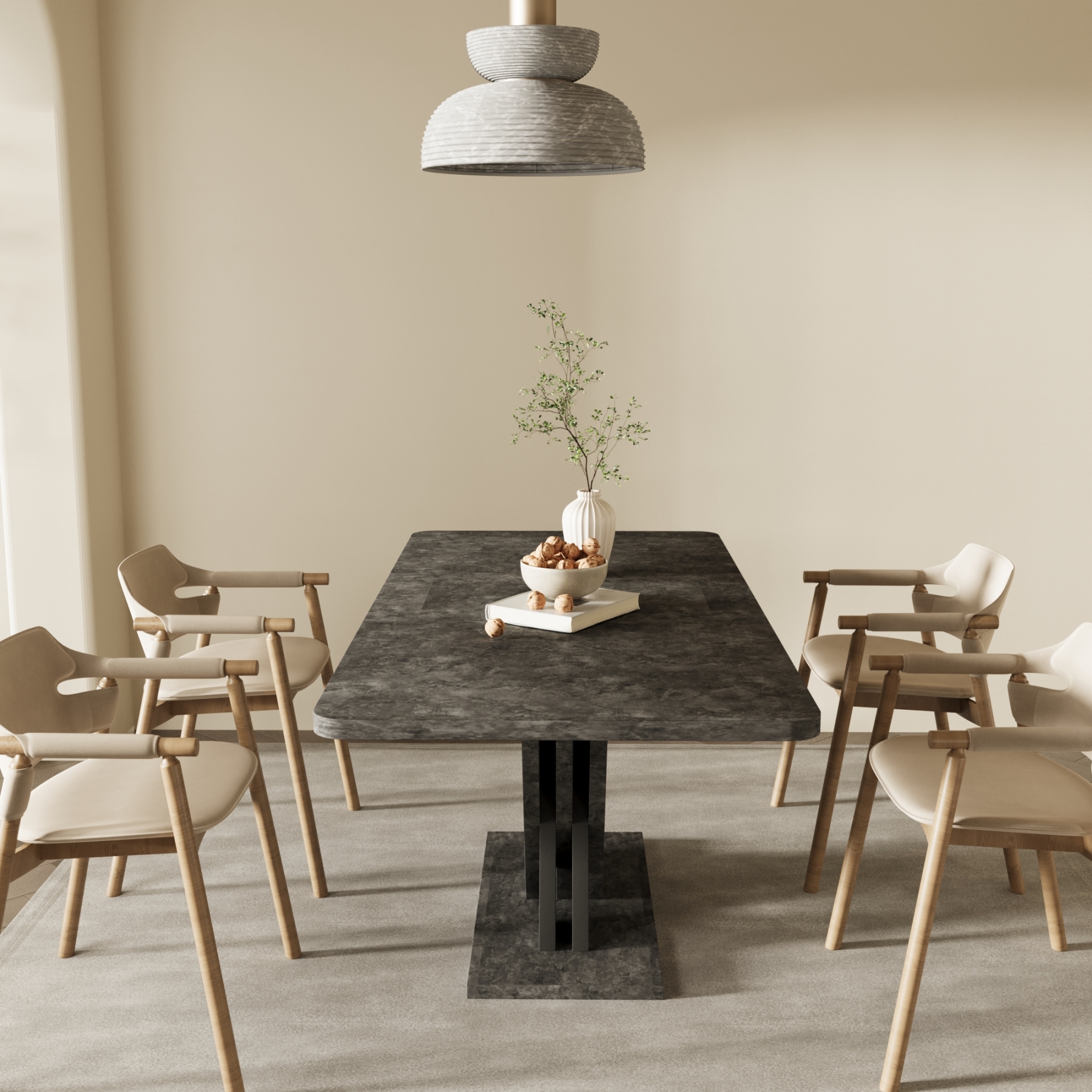Extendable Dining Table 4-8 Seats for Kitchen & Dining Room | Joysource 