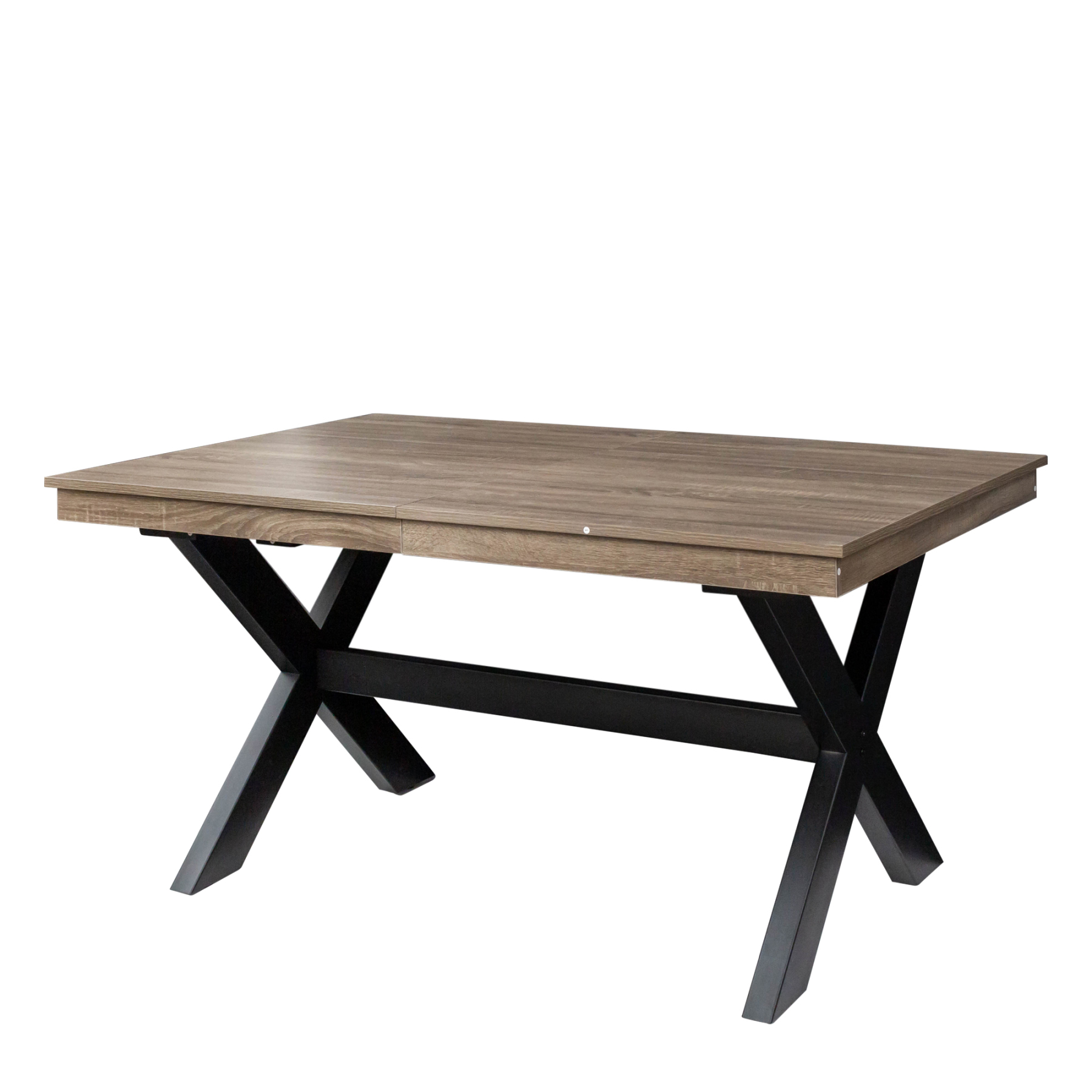 Modern Extendable Dining Table w/ X-Legs | Space-Saving & Versatile