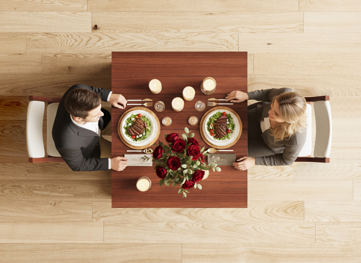 Wood Extendable Dining Table Seats 2-12, 19"-118" | Walnut Extendabl Console Table