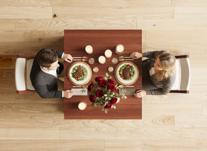 Wood Extendable Dining Table Seats 2-12, 19"-118" | Walnut Extendabl Console Table