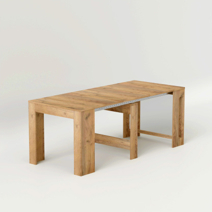 Space-Saving Extendable Console Table Seats 2 - 8, 19" to 78" | Transformer Dining Table