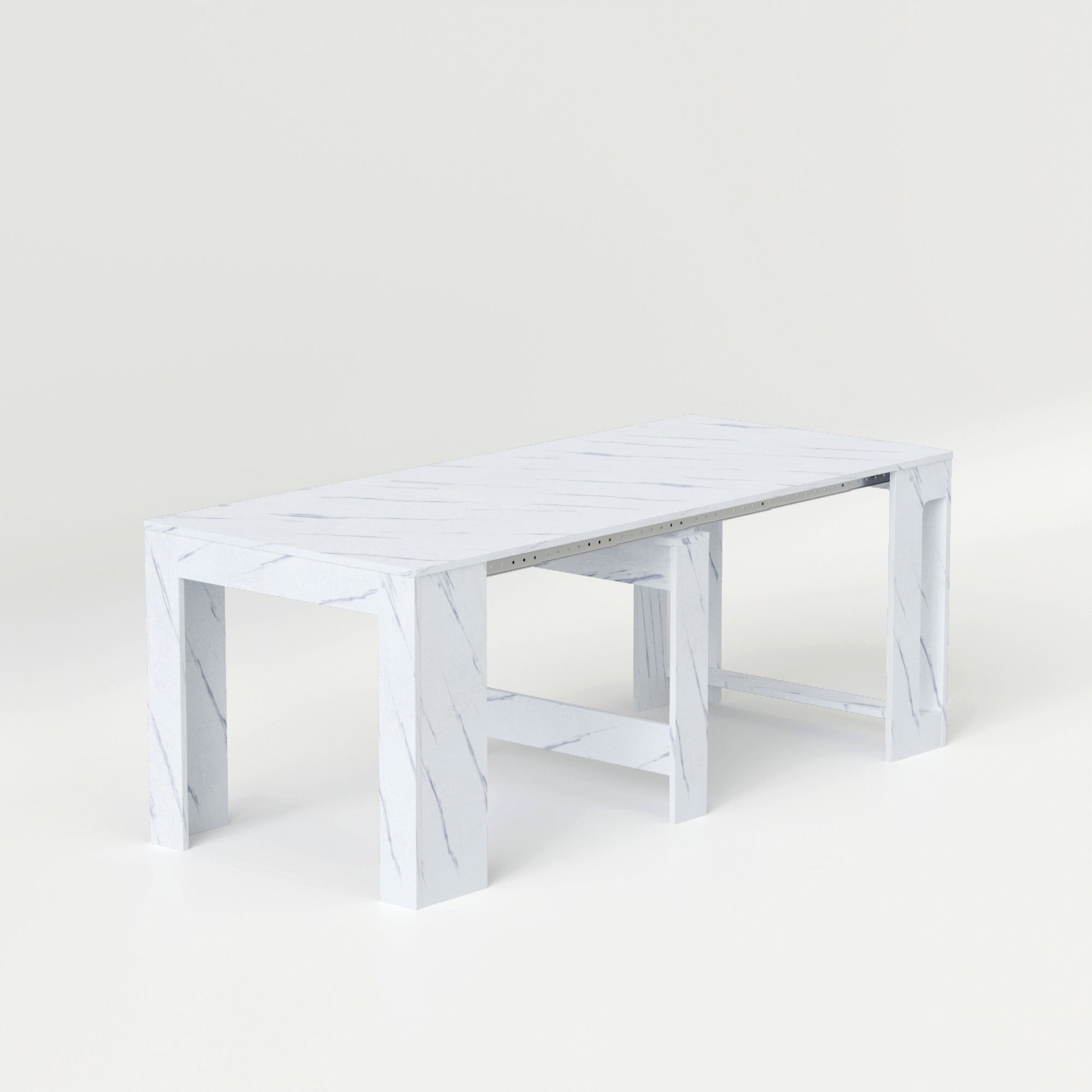 Space-Saving Extendable Console Table Seats 2 - 8, 19" to 78" | Transformer Dining Table