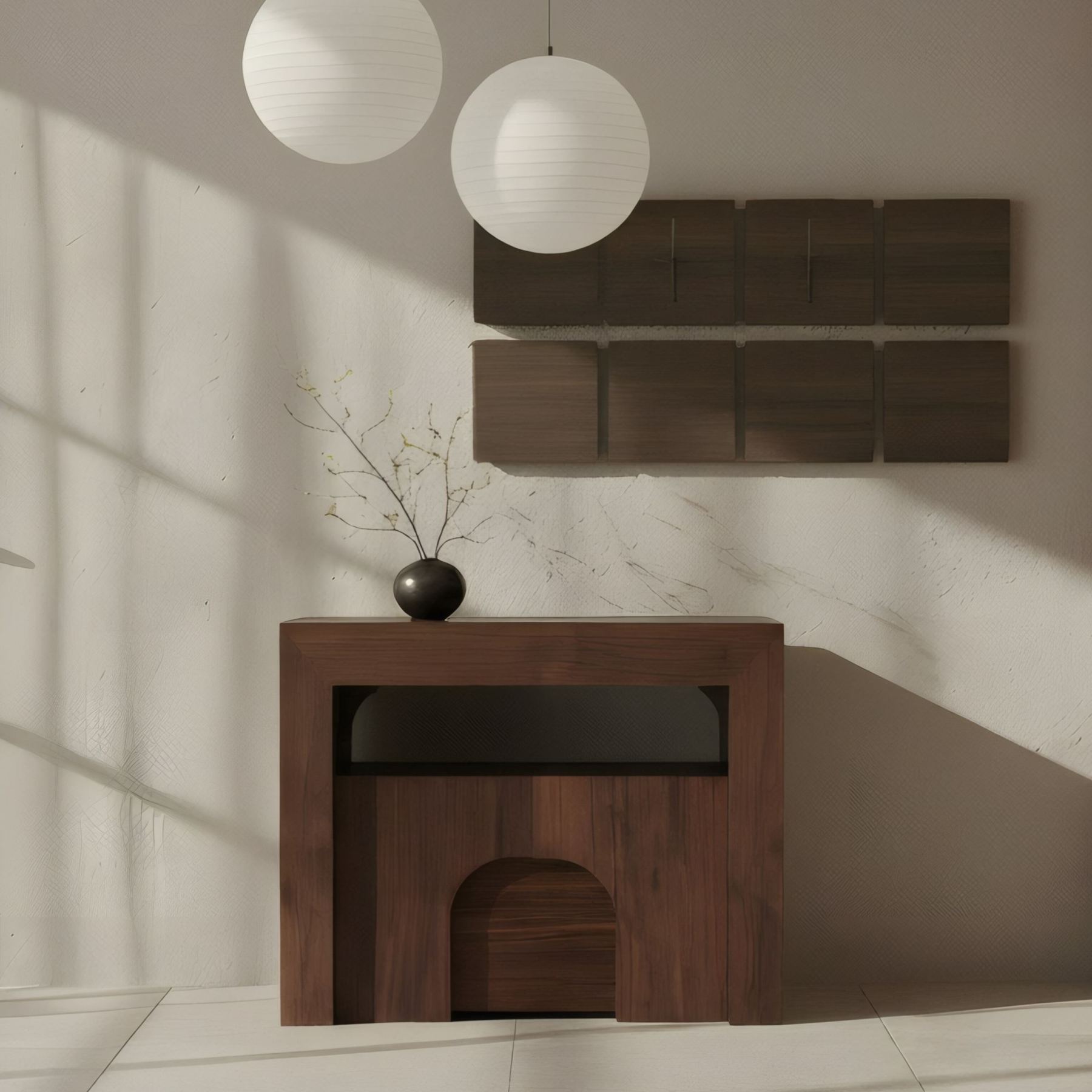 Joysource Transforming Dining Set - Solid Wood Extendable Table & Expandable Bench