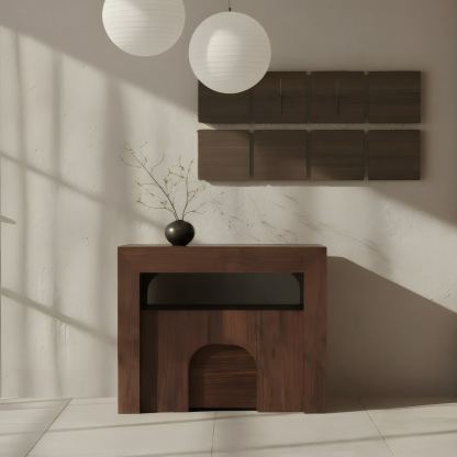 Extendable Dining Table & Bench Set | Seats 2–12, Space-Saving & Self-Storing, Solid Wood 