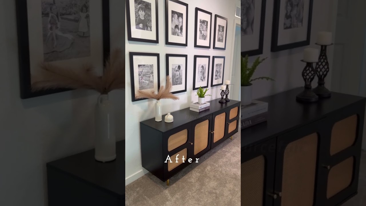 70" Rattan Sideboard Buffet Cabinet w/ ample Storage | TV Credenza