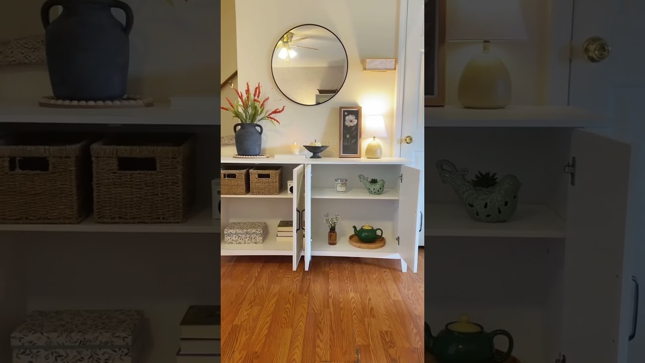 60" Sideboard & Buffet Storage Cabinet | Modern & Functional