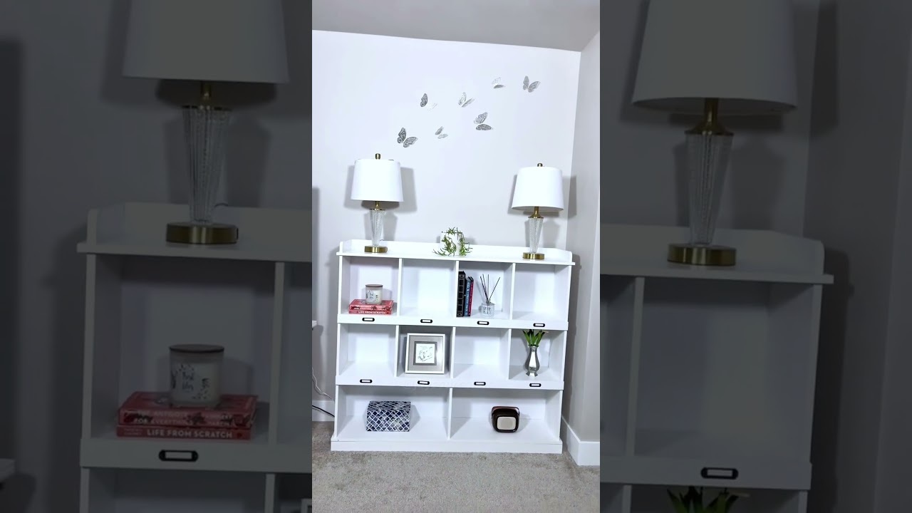 Bookcase w/ 10 Cubby Holes for Storage and Display | 47" Tall