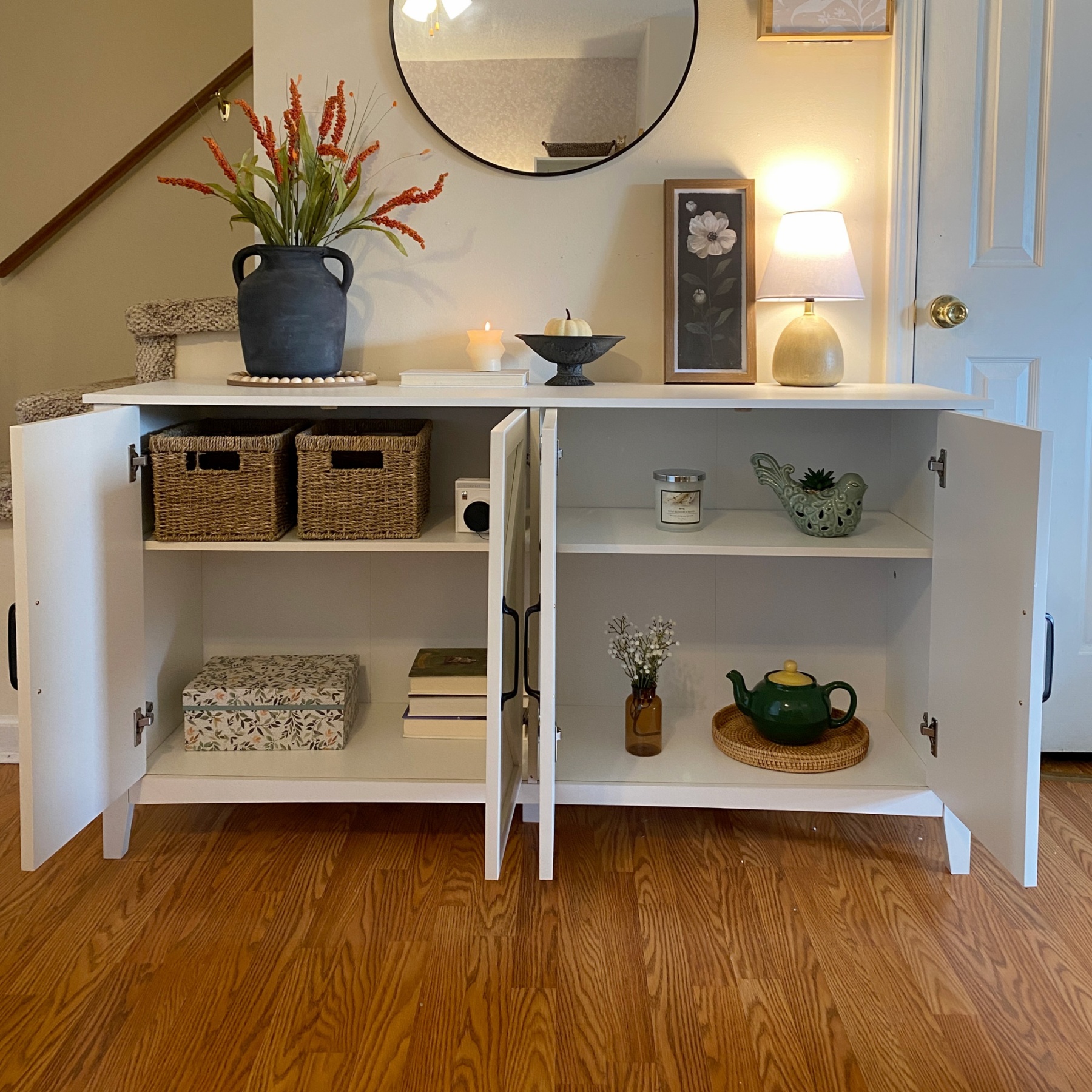 60" Sideboard & Buffet Storage Cabinet | Modern & Functional