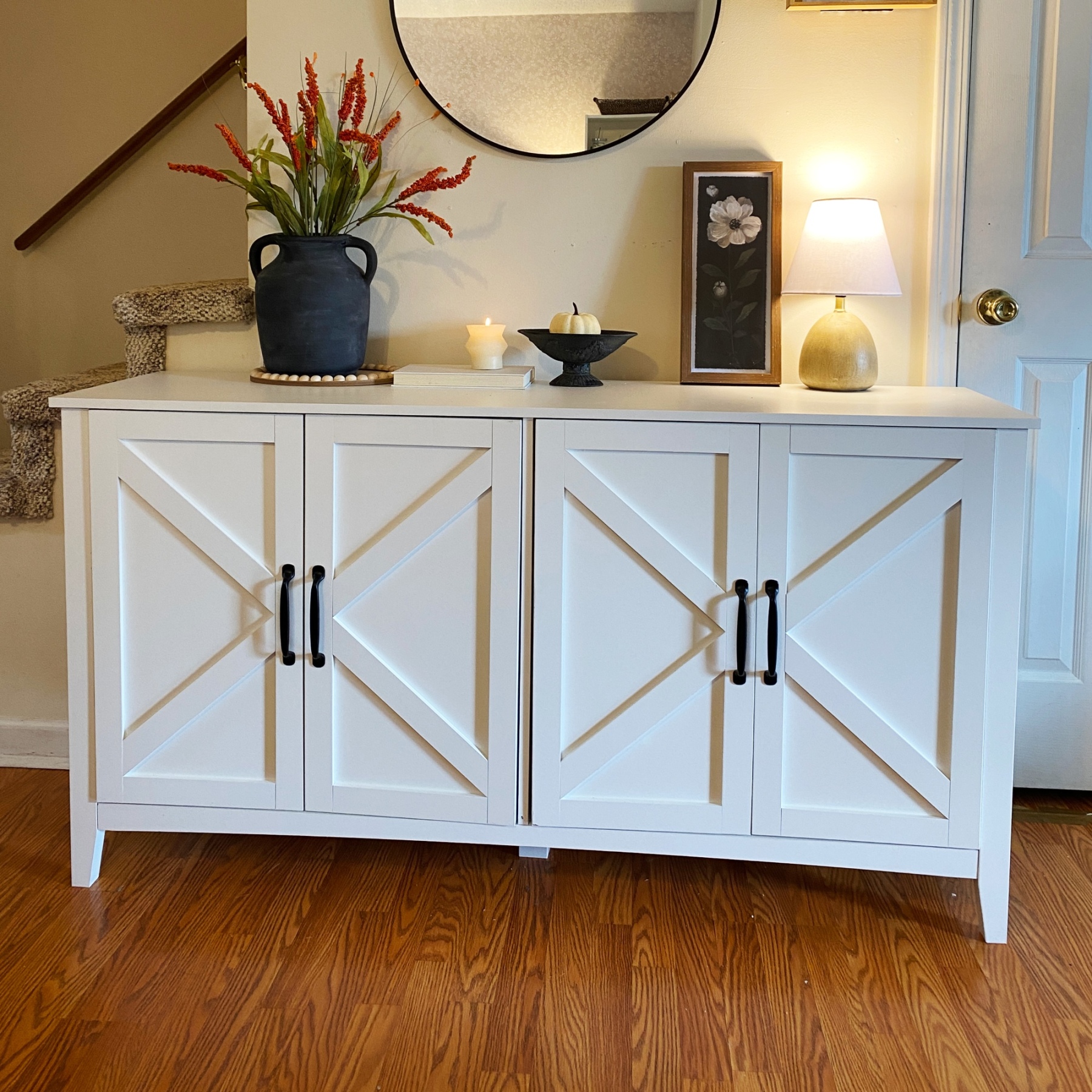 60" Sideboard & Buffet Storage Cabinet | Modern & Functional