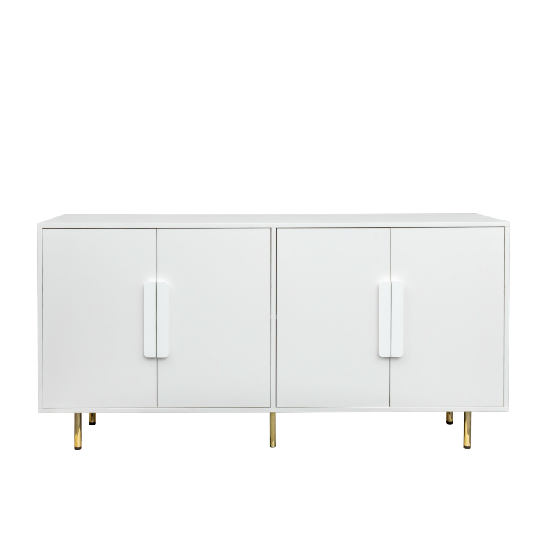 Modern Sideboard Buffet Cabinet w/ 4 Doors for Living Room & Dining Room
