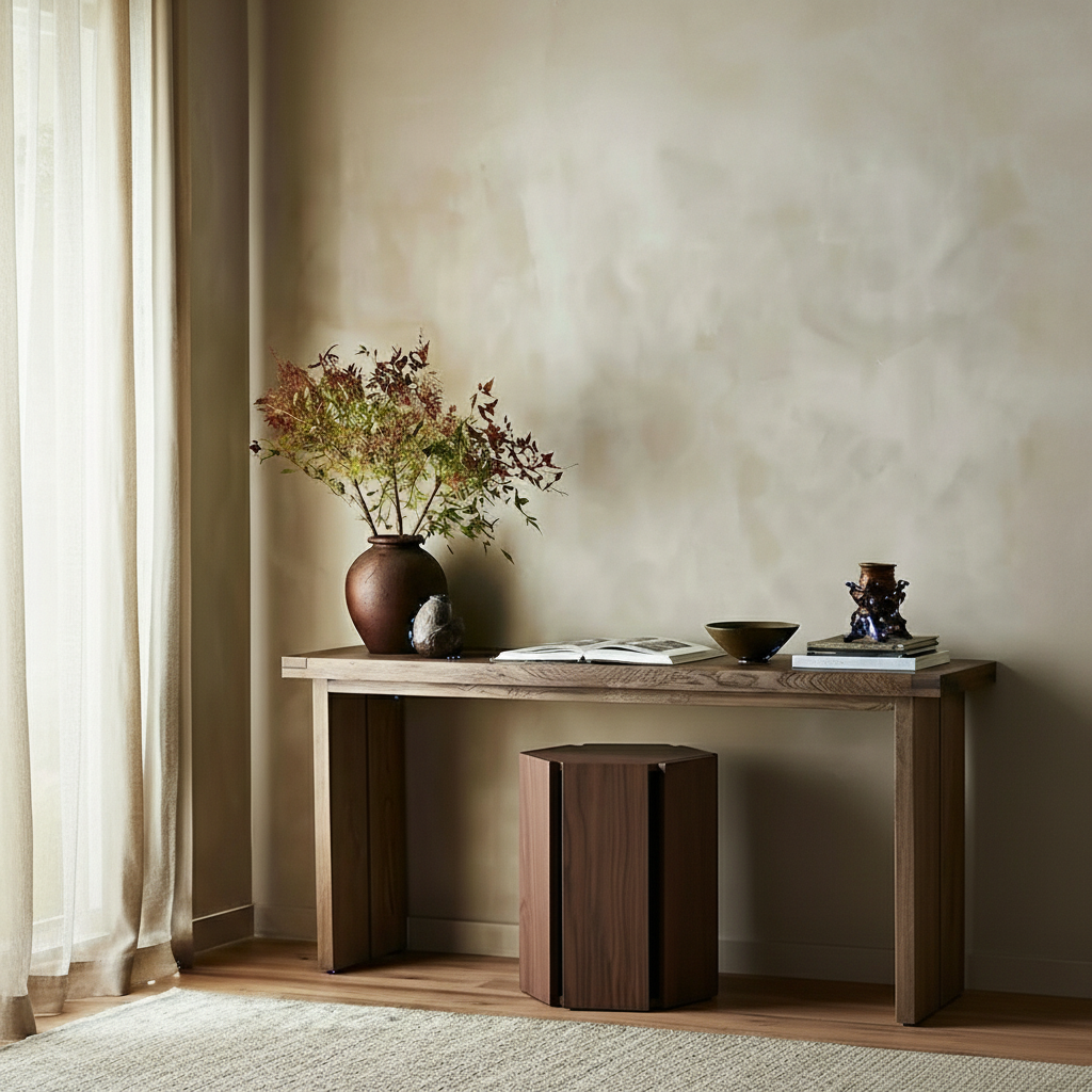 Hexagonal Stacking Stools (Set of 2) | Modular Side Table & Seat