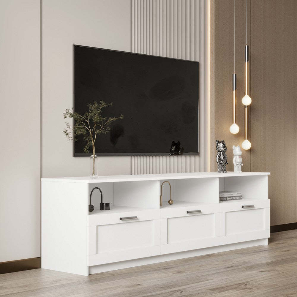 Minimalist TV Stand for 70" TVs Living Room & Bedroom