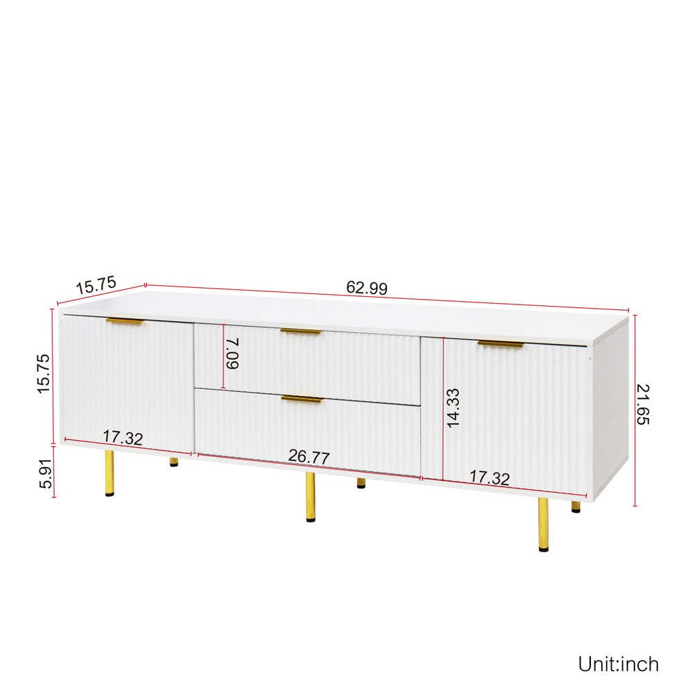 Modern TV Cabinet with Storage for Living Room and Bedroom