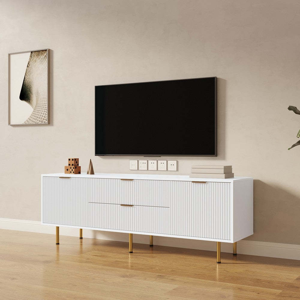 Modern TV Cabinet with Storage for Living Room and Bedroom