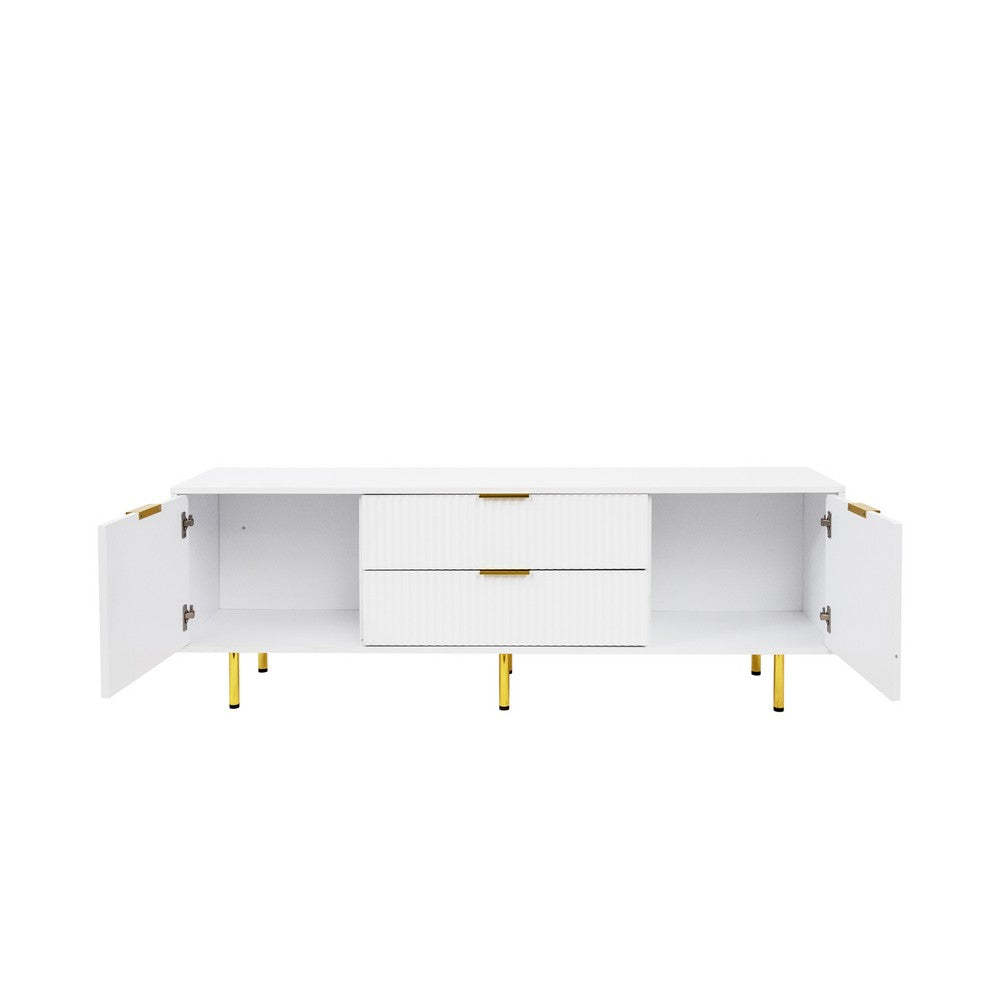 Modern TV Cabinet with Storage for Living Room and Bedroom