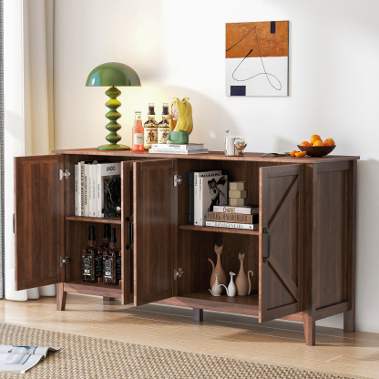 60" Sideboard & Buffet Storage Cabinet | Modern & Functional