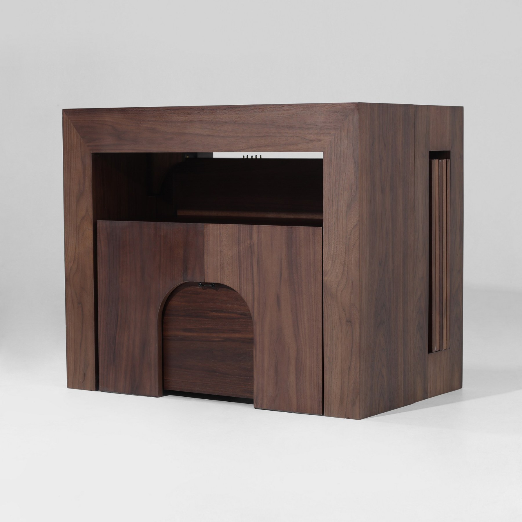 Joysource Transforming Dining Set - Extendable Solid Wood Table & Expandable Bench