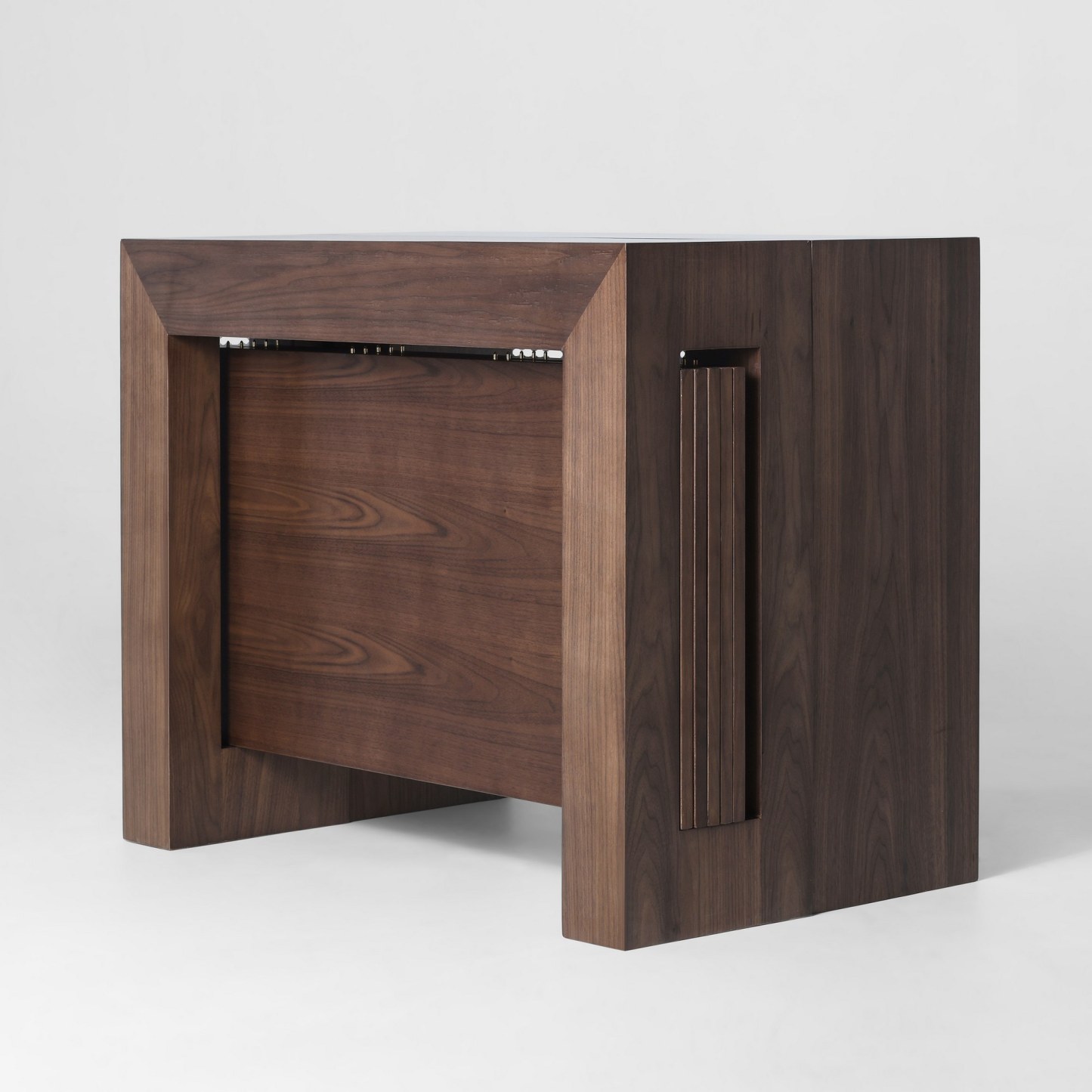 Solid Wood Extendable Dining Table Seats 2-12, 22"-120" | Self-Storing