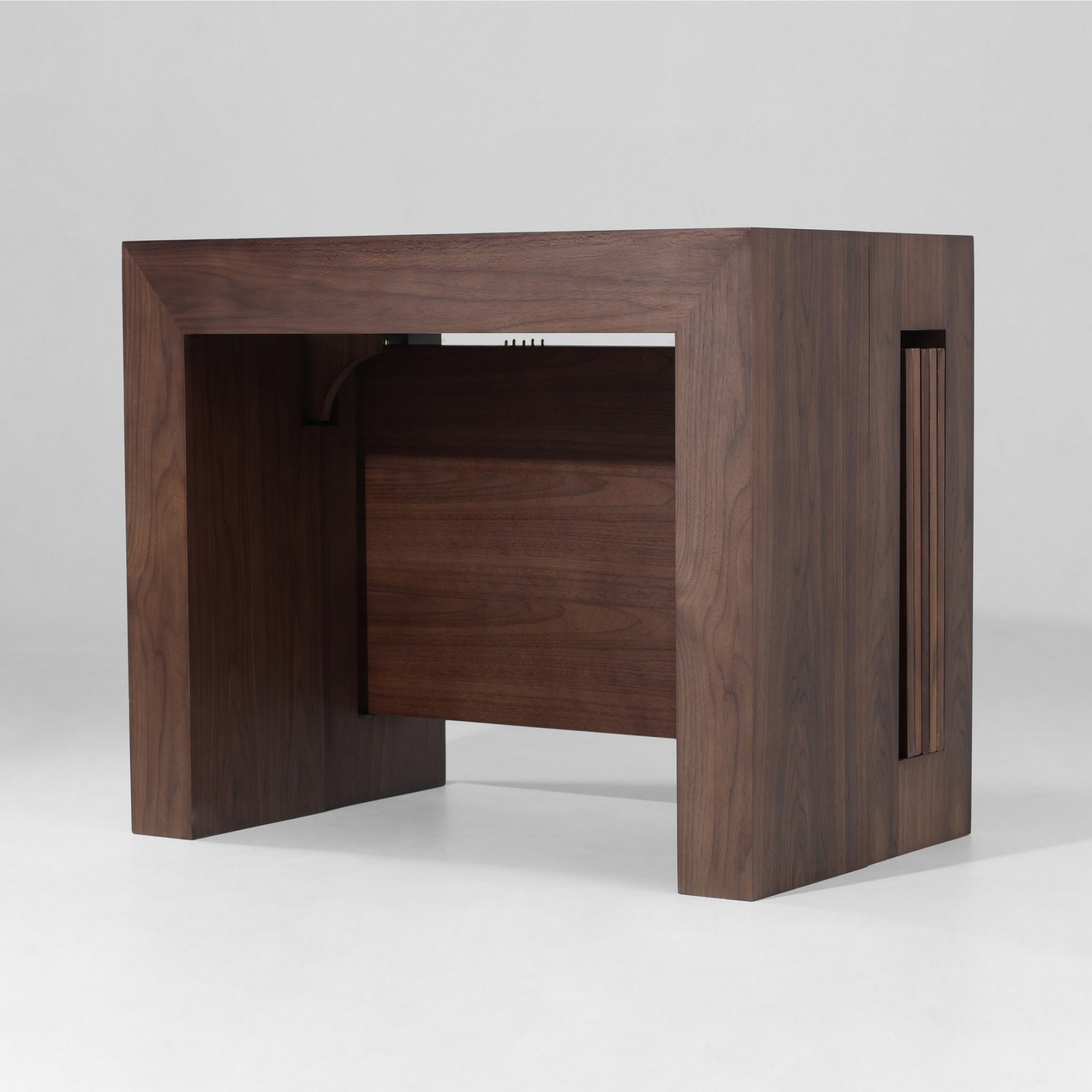 Solid Wood Extendable Dining Table Seats 2-12, 22"-120" | Self-Storing