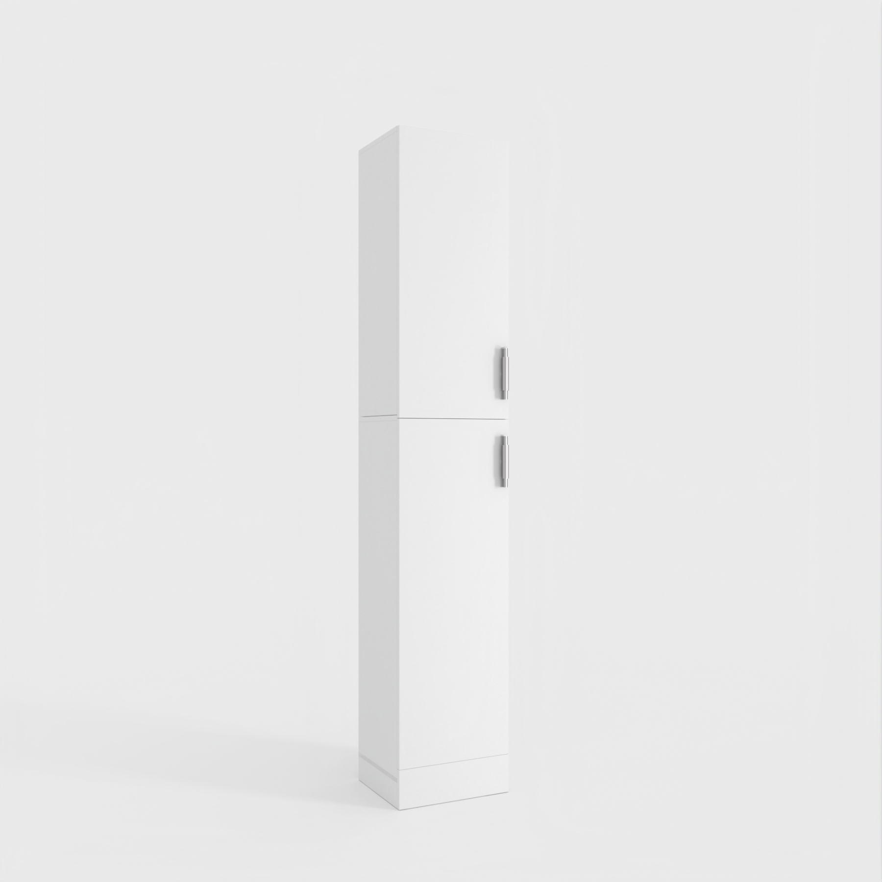 75" Tall Storage Cabinet with Doors & 4 Tiers | Narrow Cabinet