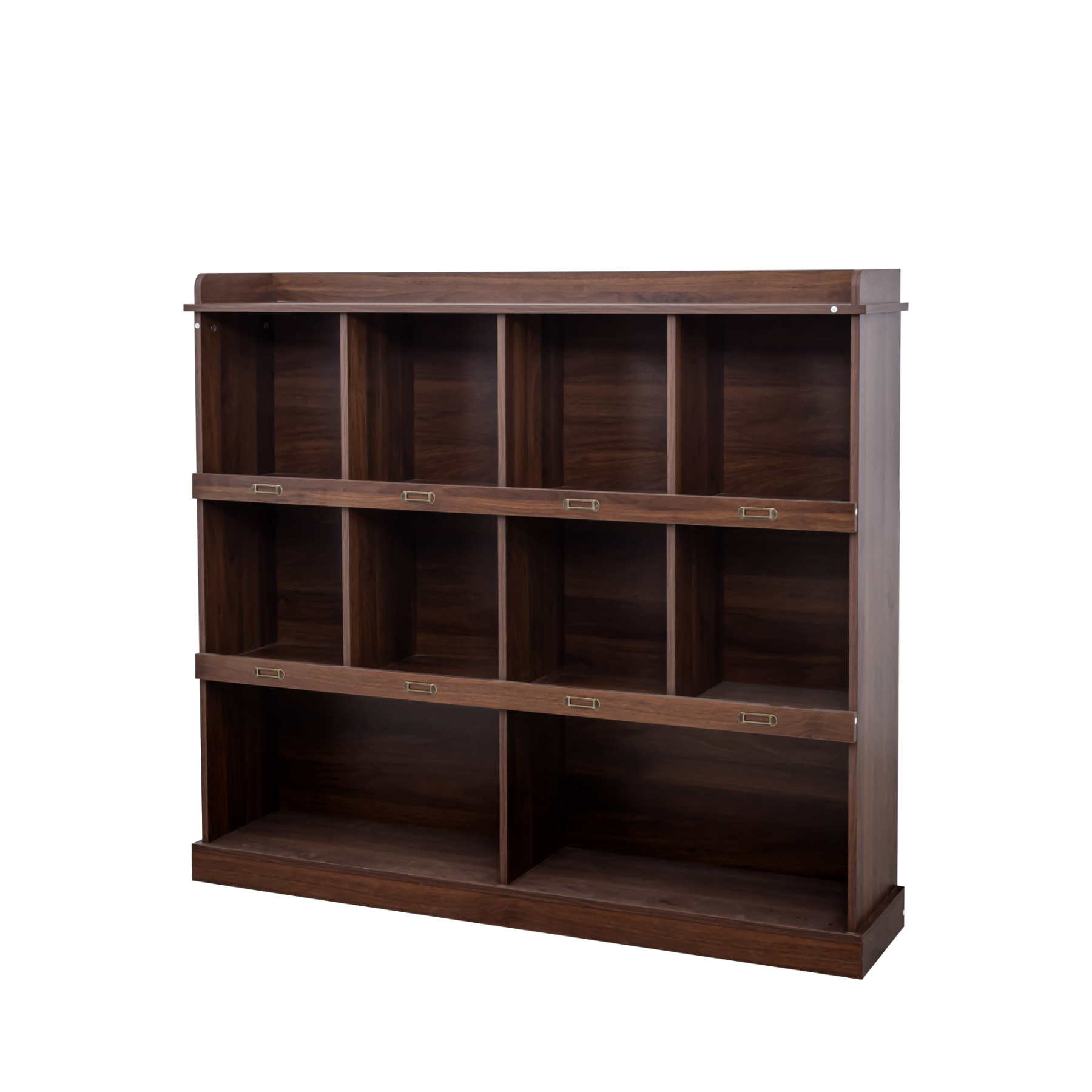 Bookcase w/ 10 Cubby Holes for Storage and Display | 47" Tall