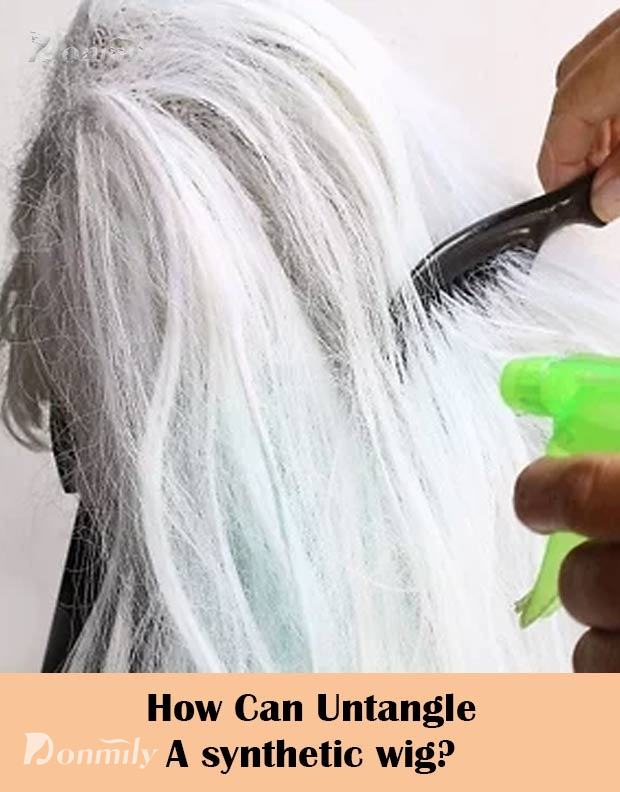 Steps To Detangle Synthetic Wigs