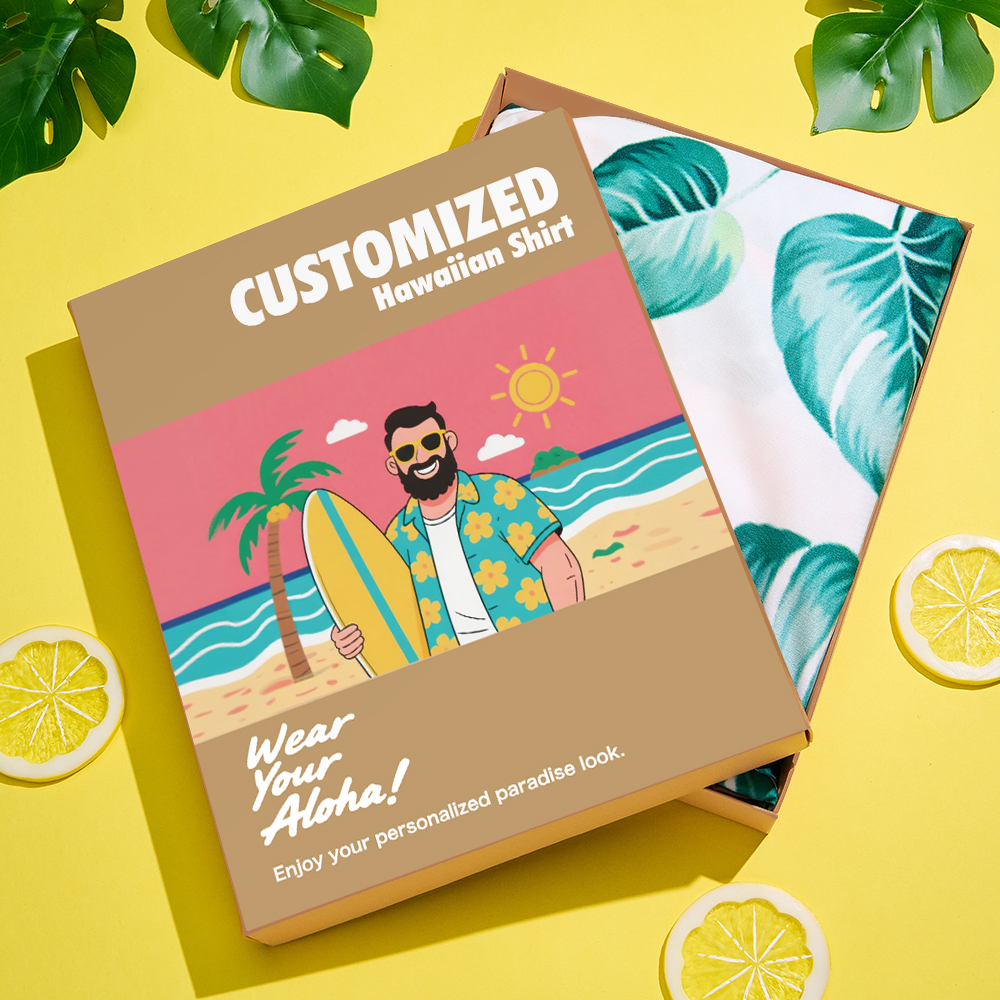 Upgrade Your Gift with a Tropical-Inspired Shirt Box - Vitality - CustomFacePajamas