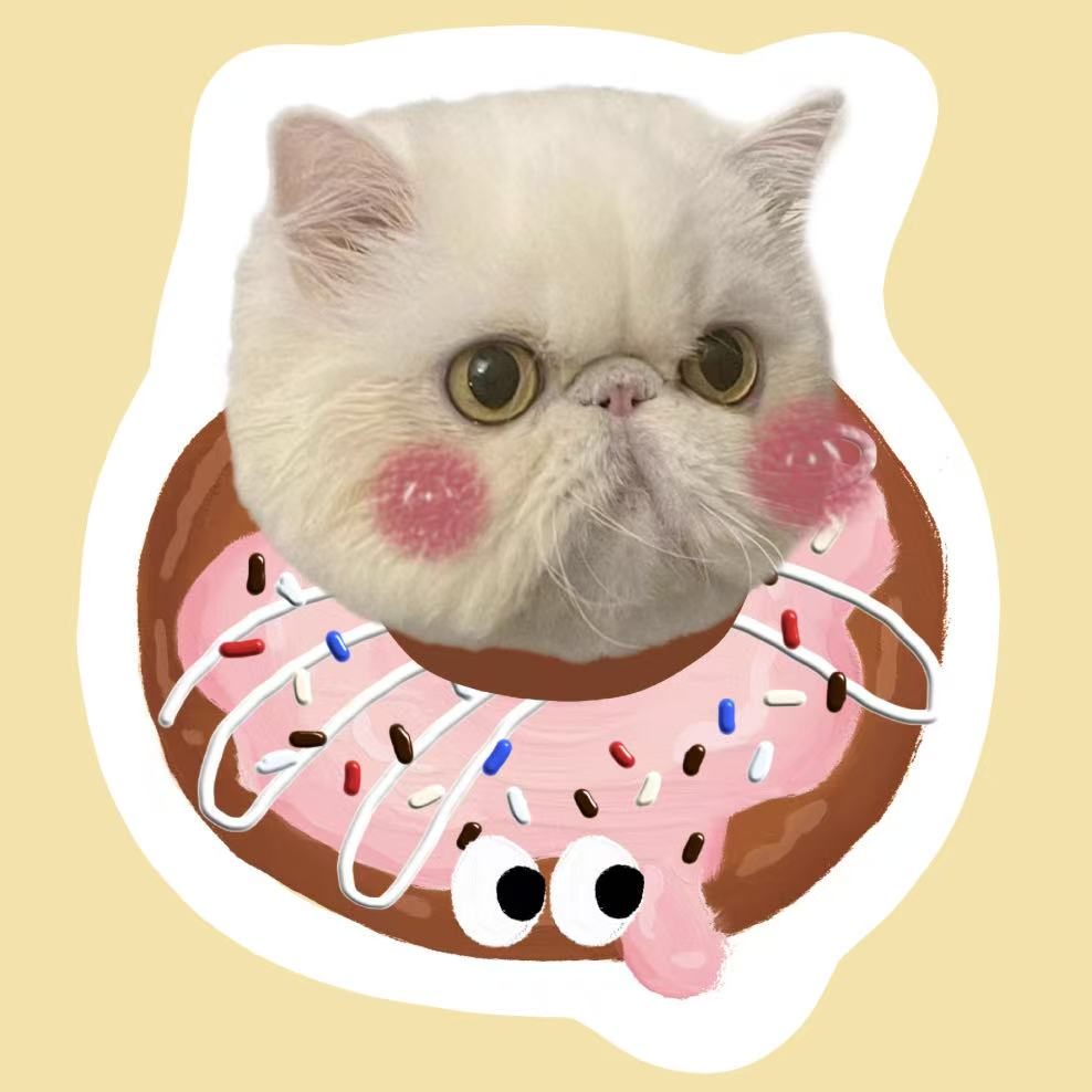 Personalized  Sweet Donut Plush Pillow - Cuddle Up with a Soft & Sugary Snuggle Buddy - CustomFacePajamas