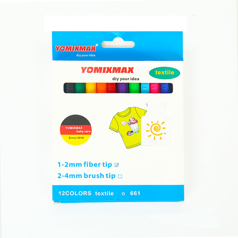 Children's DIY Coloring Strokes - 12 colors - CustomFacePajamas