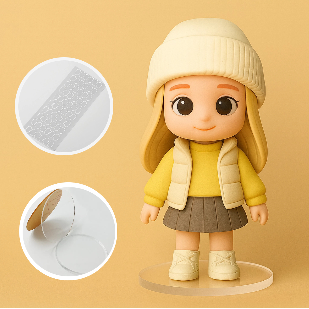 Acrylic base + Double-sided tape - CustomFacePajamas