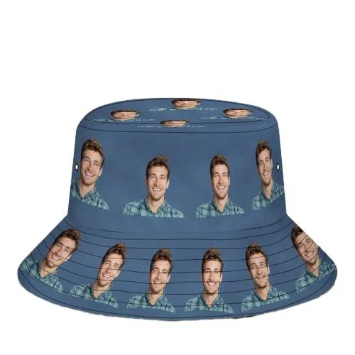 Custom Photo Bucket Hat Unisex Personalized Summer Cap Hiking Beach Hats