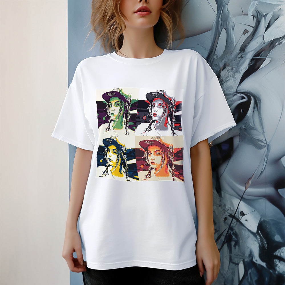 Custom Photo 1990 Vintage T-shirt Personalized Tee - CustomFacePajamas