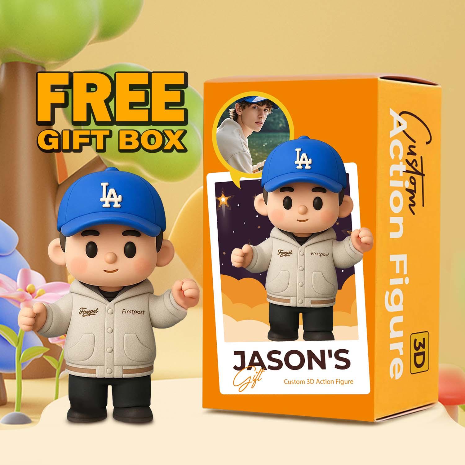 Personalized Action Figure Custom 3D Printed Gift for Men & Women