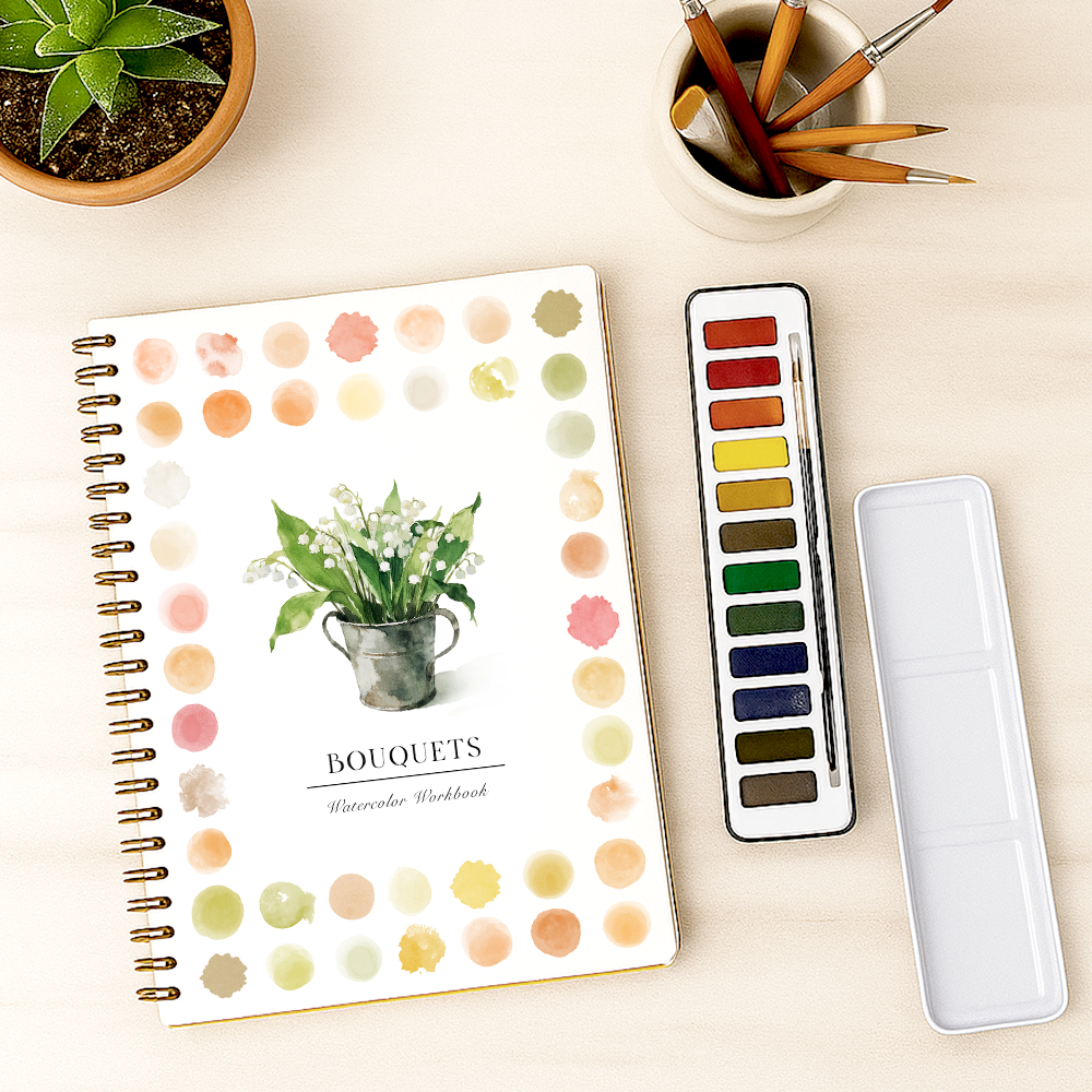 LAST DAY SALE 50% OFF - New Watercolor Workbook Say Goodbye to Anxiety Awaken Your Artistic Talent - MyFaceTshirt