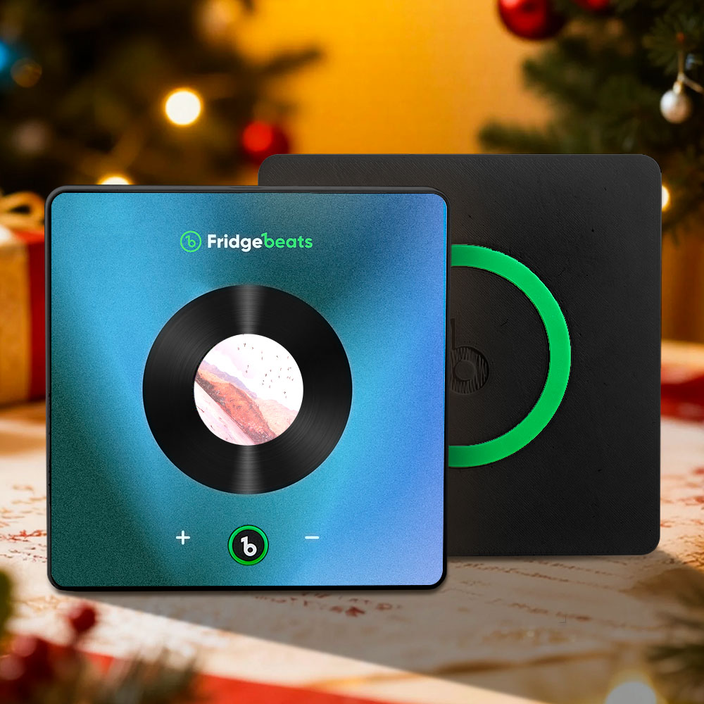 New 6.0 Upgrade Custom Music Fridge Magnets Personalized Video Can Play Songs And Adjust Volume Christmas Gifts - MyFaceTshirt