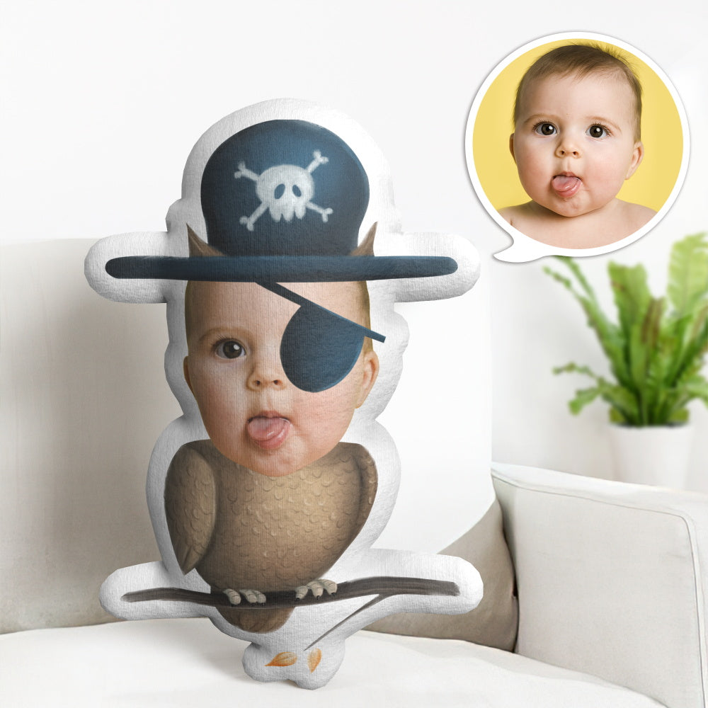 Halloween Gifts Minime Throw Pillow Custom Face Pillow Personalized Owl Minime Pillow Gifts - MyFaceTshirt